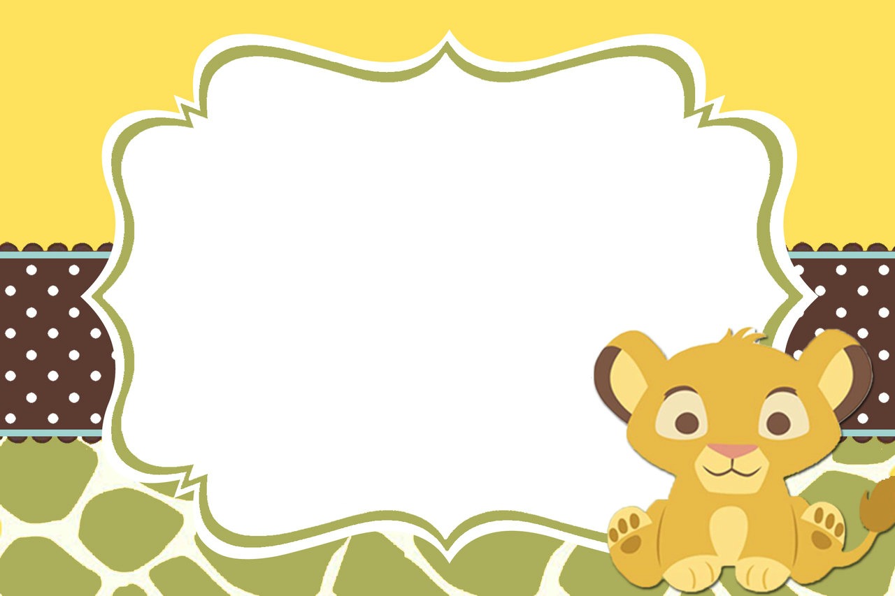 baby shower lion clipart - photo #19