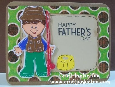 Fisherman Father’s Day Card and Video Tutorial