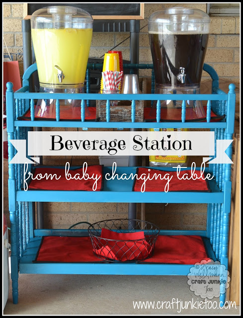 {Beverage Station} From A Baby Changing Table
