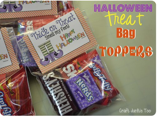 treat bag toppers