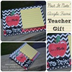 “Post It Notes” Acrylic Frame Teacher Gift