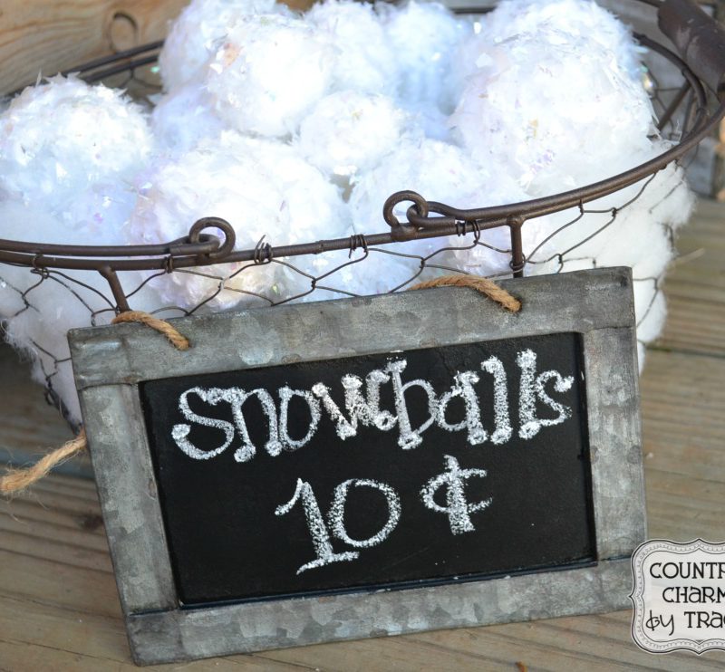 {Faux Snowballs}