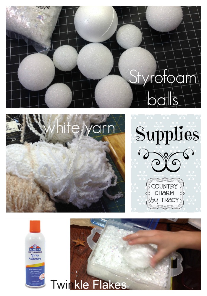 How to Make Fake Snowballs for Decor - Average But Inspired