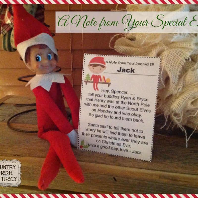 Elf on the Shelf Notecards {from your special elf}