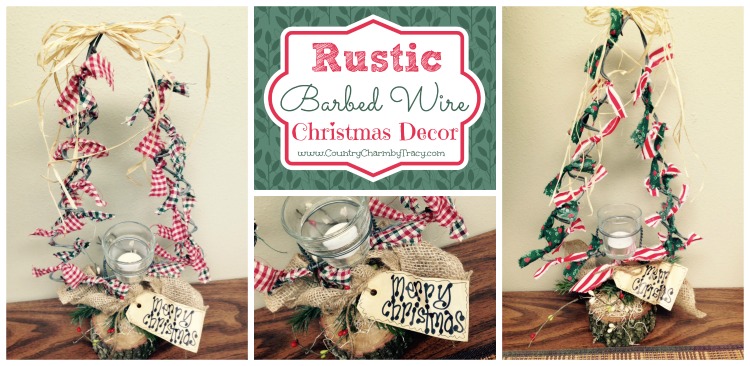 {Rustic Barbed Wire} Christmas Tree Decorations