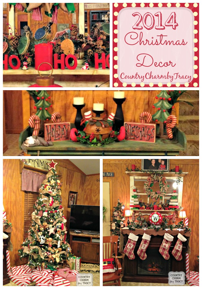 My Primitive Country Christmas Decor 2014 ~ {Country Charm} by Tracy