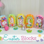Wood Easter Blocks
