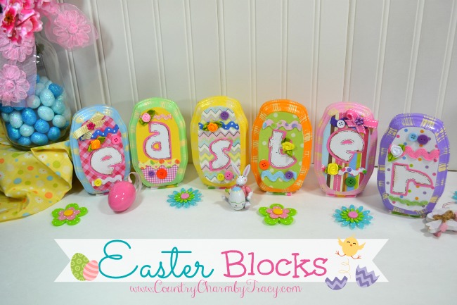 Wood Easter Blocks