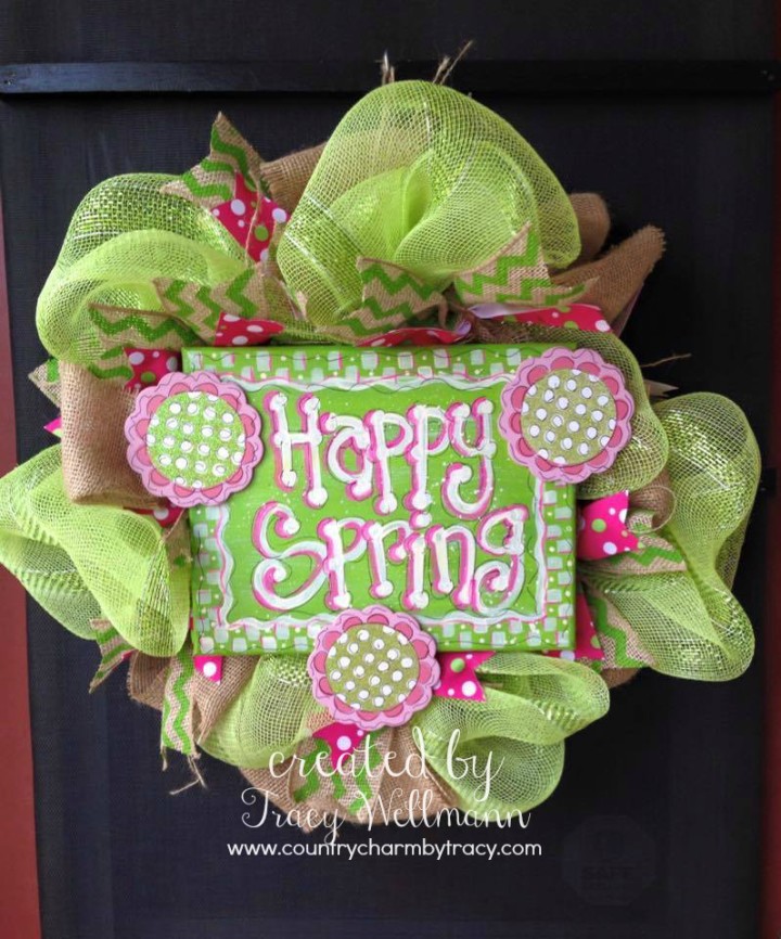 greenmeshspringwreath