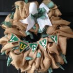 St. Patty’s Day Rustic and Country Burlap Wreath