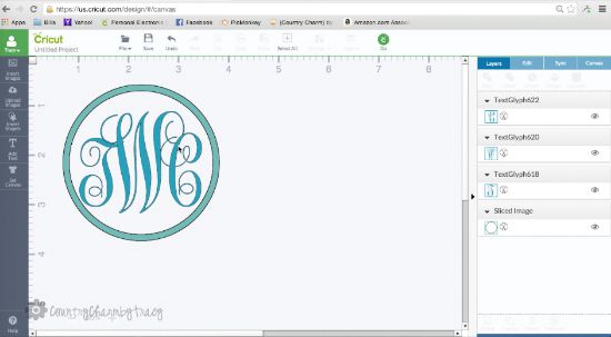 💙 Make a Monogram with Cricut Explore