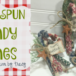 {HOMESPUN Candy Canes} Home Decor & a Give-away! {CLOSED}