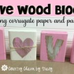 LOVE Wood Blocks