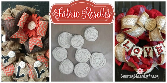 How to Make Fabric Rosettes Step by Step with Video Tutorial