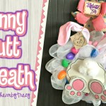 {Bunny Butt Wreath} ~ Someone Fell into the Jelly Beans Pot!