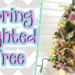 Spring Mini Lighted Tree | DIY How To Process with Video!