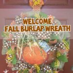 Happy Fall Y’all Polka-Dot Burlap Wreath