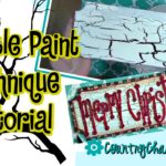 How to use the Crackle Paint Technique || Tutorial with Step by Step Video