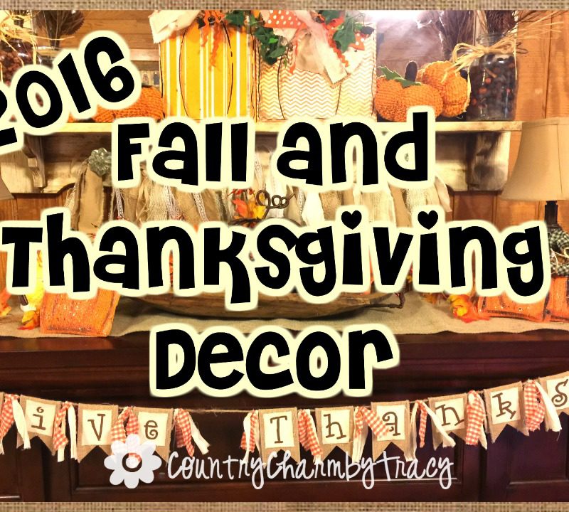 My Primitive Fall and Thanksgiving Decor for 2016
