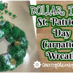 Dollar Tree St. Patrick’s Day Carnation Wreath