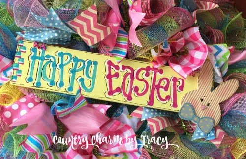 Happy Easter 5/8 inch ribbon