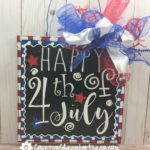 Happy 4th of July Handpainted Sign!