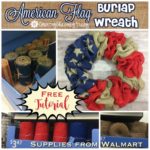 How to Make an American Flag Burlap Wreath