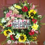 Summer Sunflower Grapevine Wreath