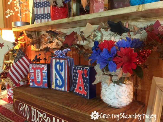 Americana Mason Jar Home Decor DIY