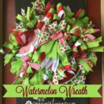 Watermelon Deco Mesh Wreath
