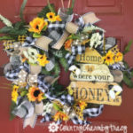 🐝 Honey Hive Farmhouse Grapevine Wreath 🐝