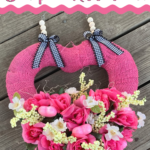 💕 Valentine Heart Burlap and Roses Wreath 💕